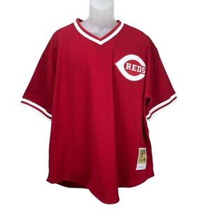 Mitchell‎ & Ness 2XL Cincinnati Reds Pete Rose 1984 Jersey Authentic Cooperstown